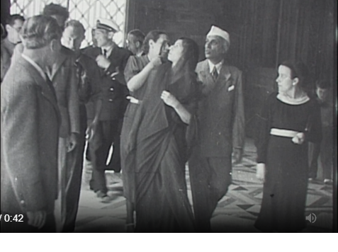 Jawaharlal Nehru in Barcelona