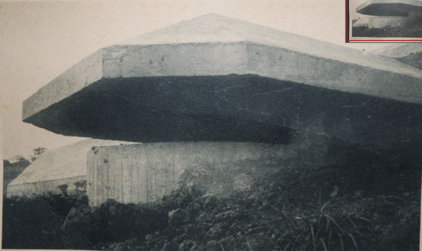 Postcard labeled “Del Cinturón de Hierro de Bilbao” (“From The Iron Ring of Bilbao”), 1937