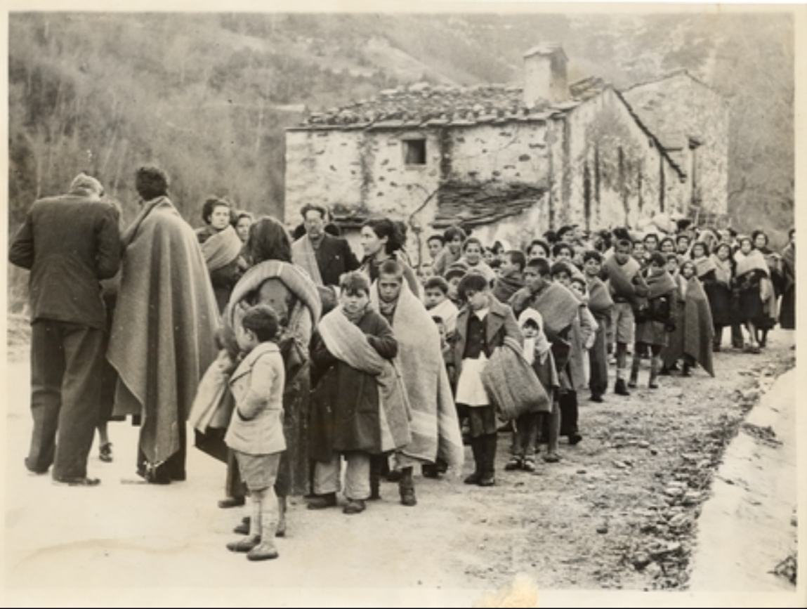 Refugees Retreat to France, January to February, 1939